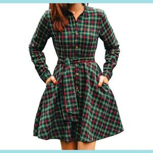 Kiel James Patrick Adirondack Pine Point Flannel Dress